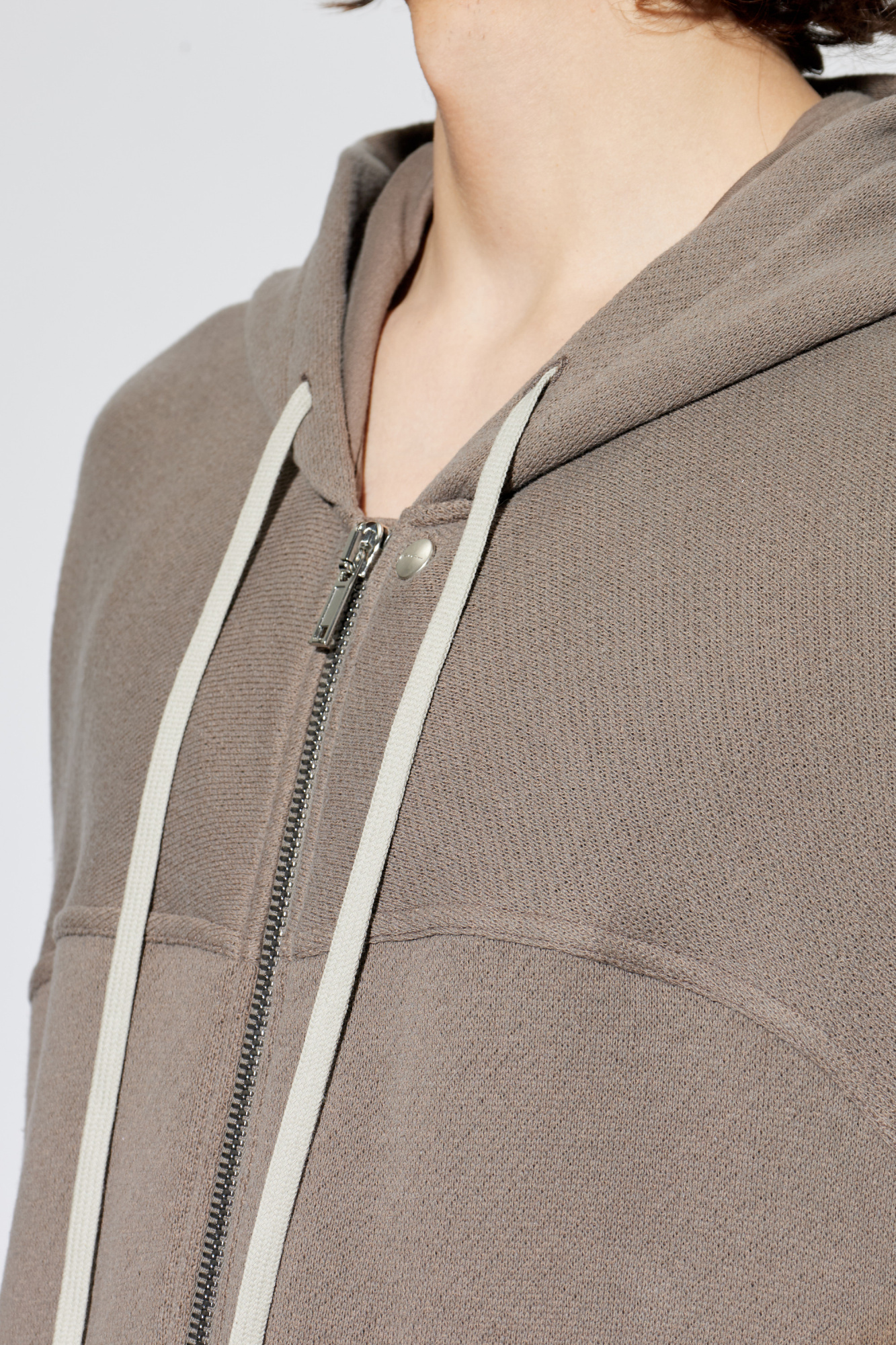 トップス 00s Ripvanwinkle zip hoodie rick owens Rick Owens FW25 Zippered Hoodie / Black - Nubian
